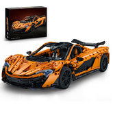 1: 8 McLaren Smiling M1 Building Sets, Rear wing linked air suspension, Butterfly Wing Door, None-Remote Controlled (3617 Pcs) - BAV BRICK